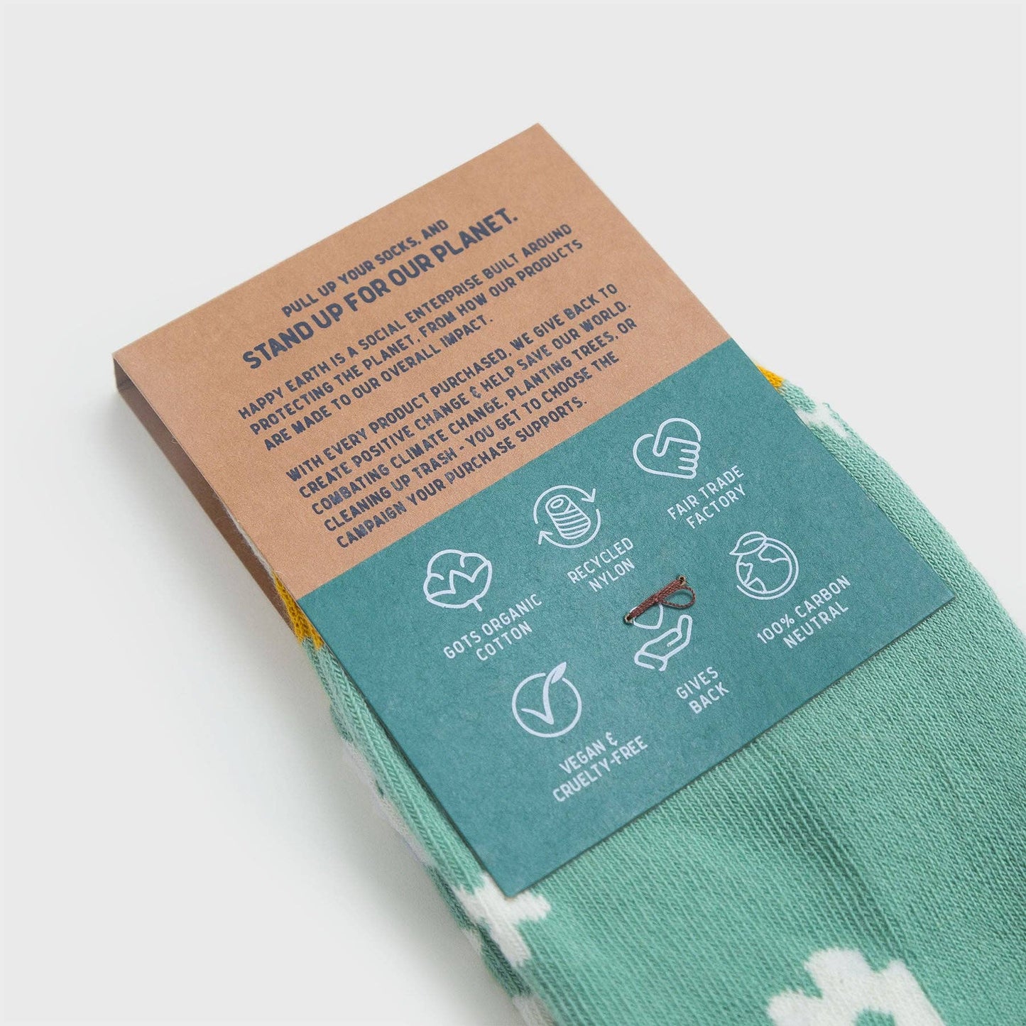 Flower Power Men's + Women's Organic Socks