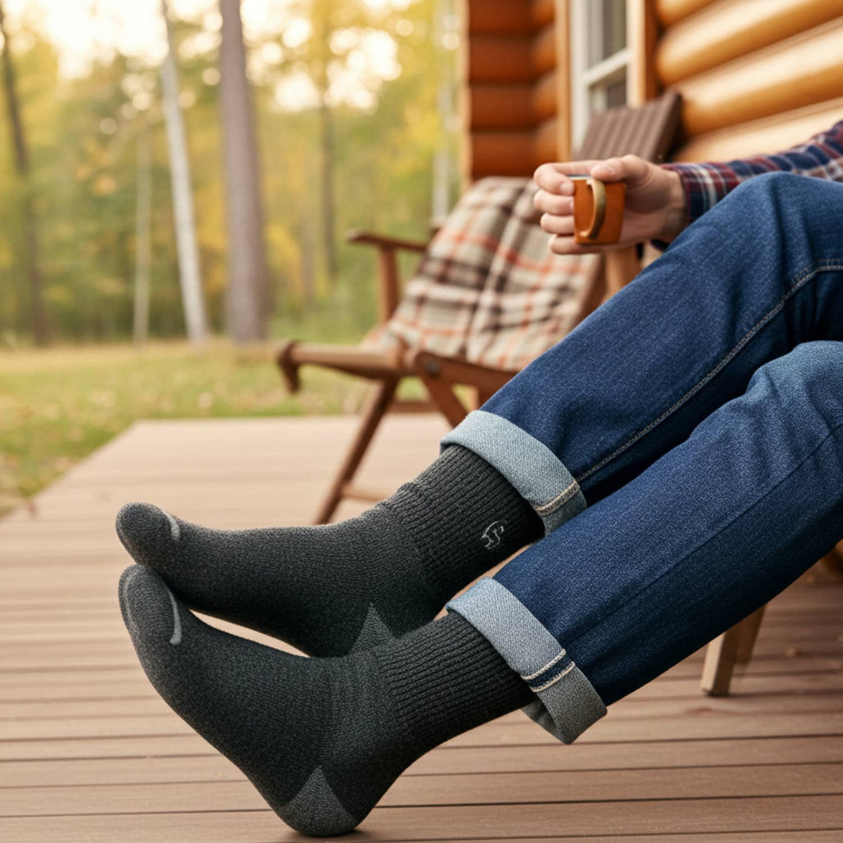 Alpaca Socks - Business - Black