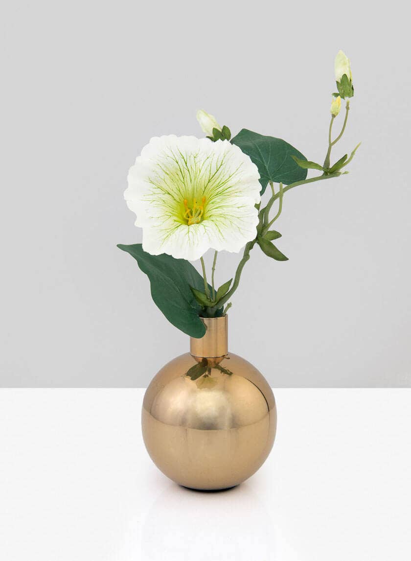 4.5" Stainless Steel Gold Bud Vase