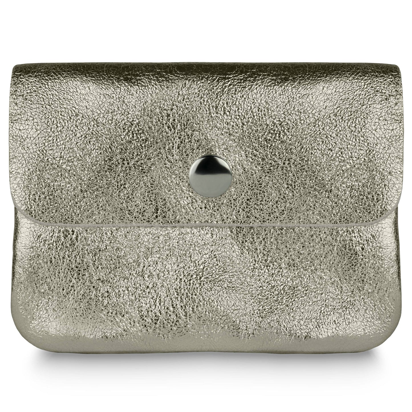 Italian Genuine Metallic Suede Wallet 000350