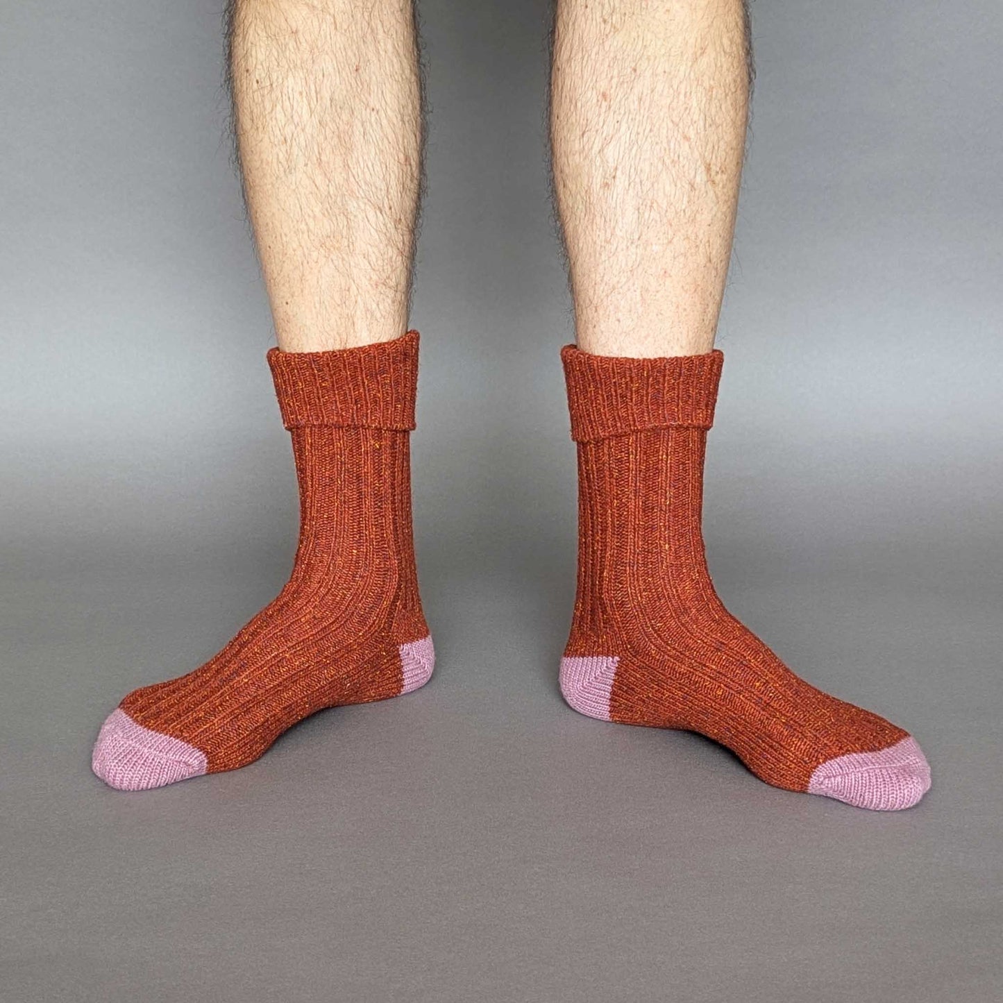 Unisex Recycled Silk Blend Ribbed Socks 2025