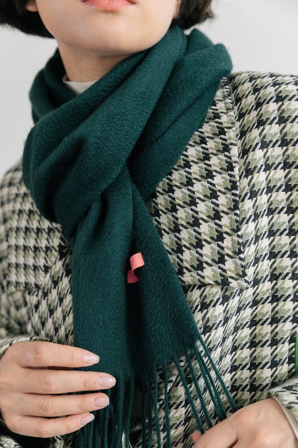 Classic Cashmere Scarf - Green