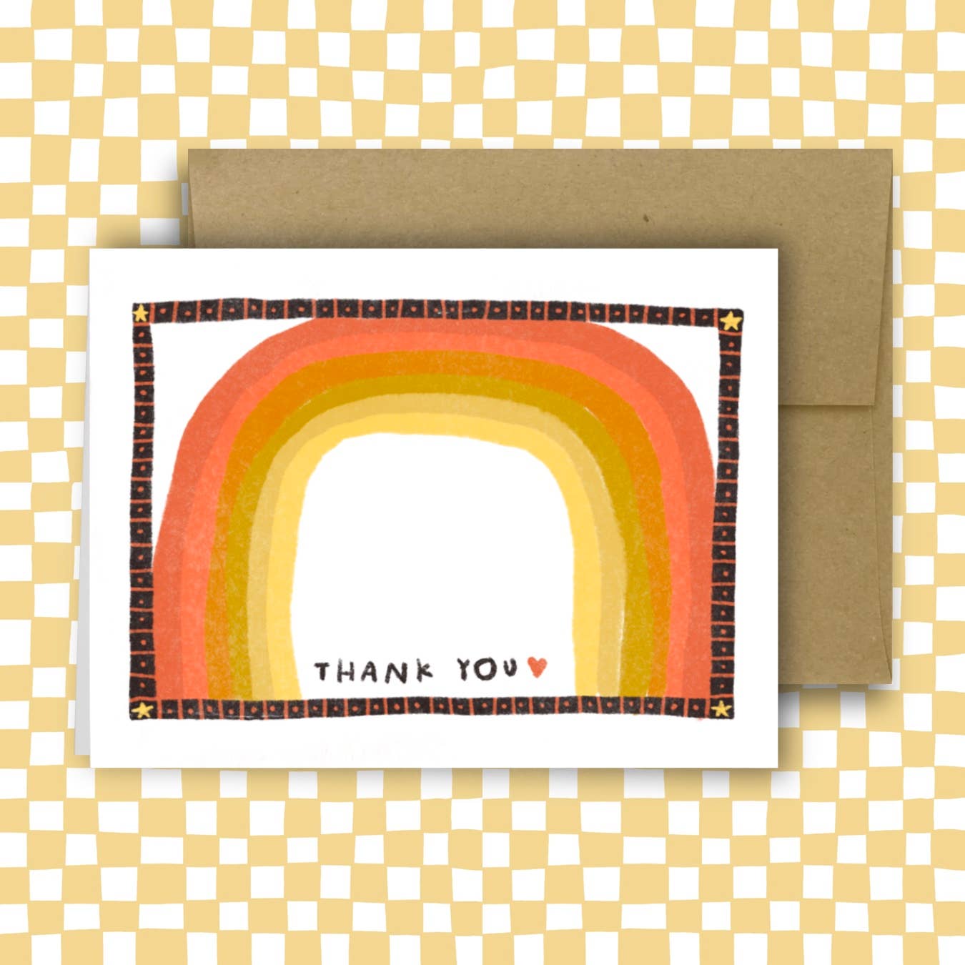 THANK YOU RAINBOW Greeting Card