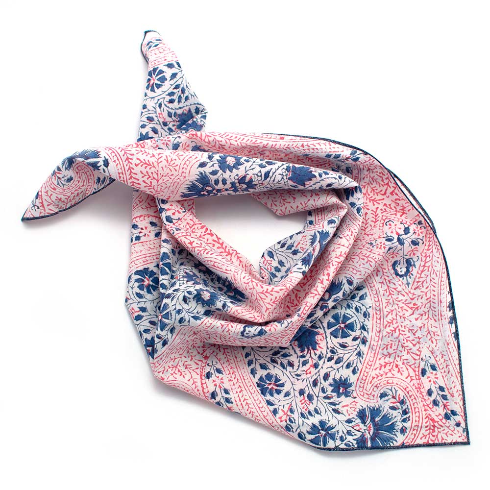 Jaipur Paisley Block Print Bandana