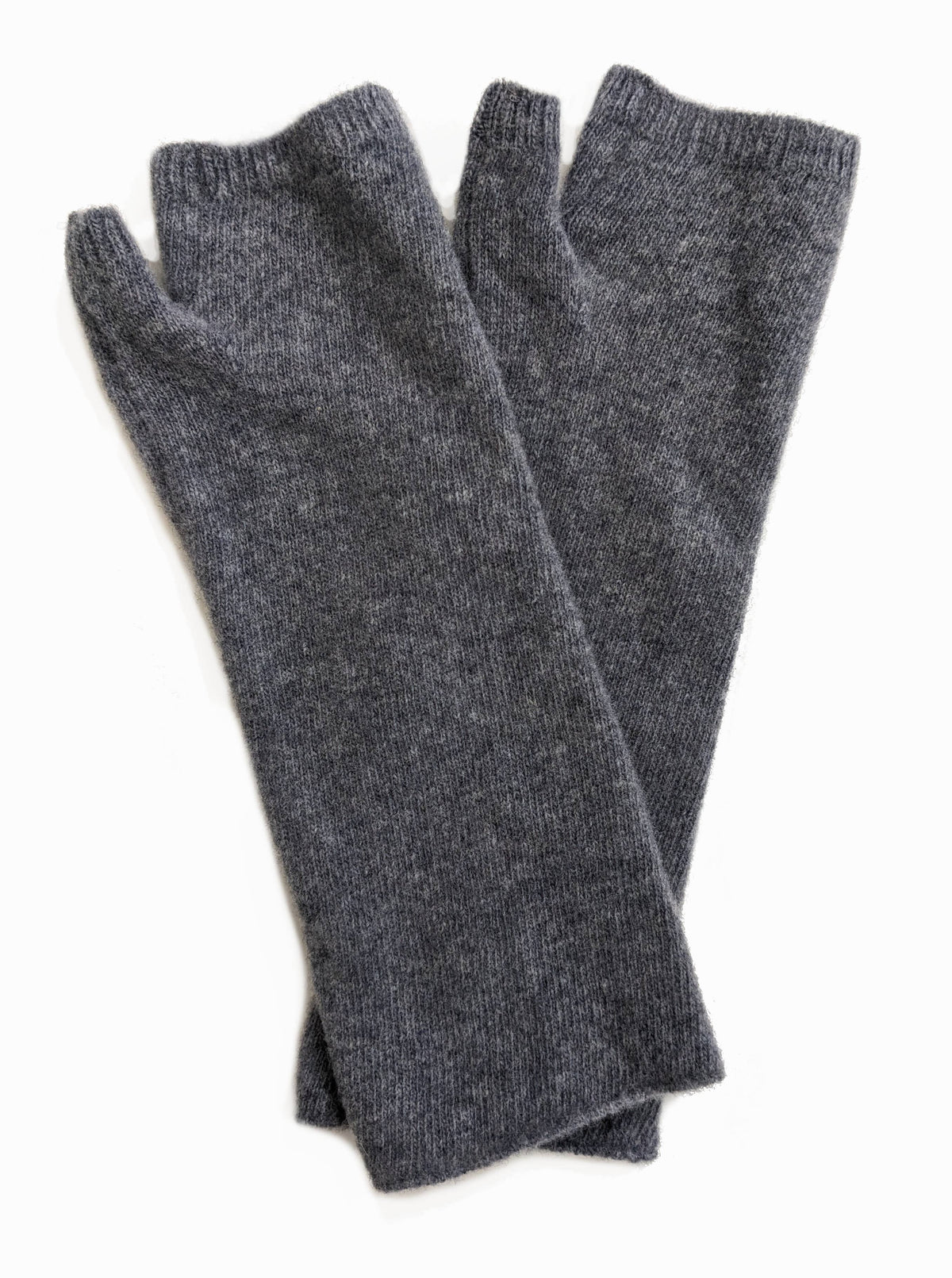 Merino Wool Fingerless Mittens, Knitted Hand Warmers