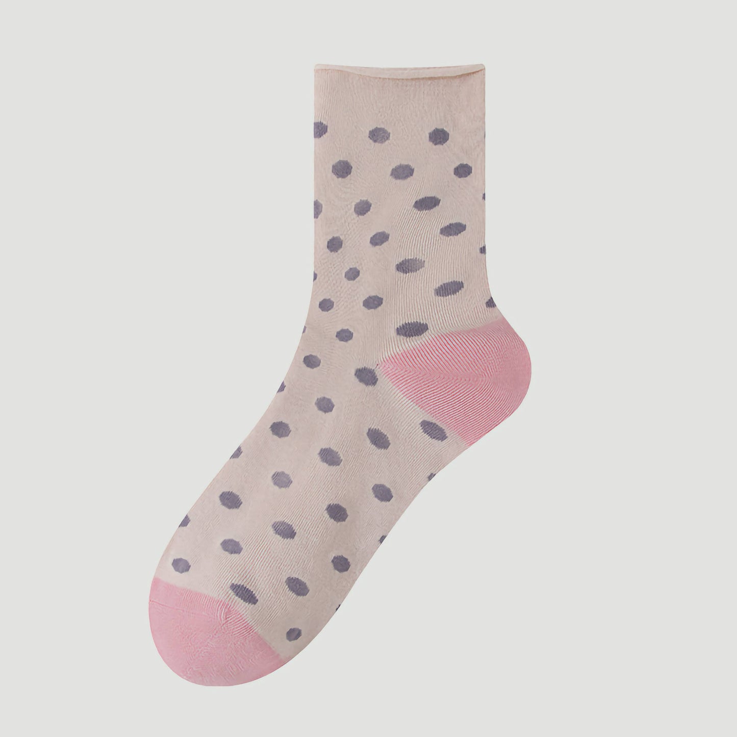 Mulberry Silk Polka Dot Socks