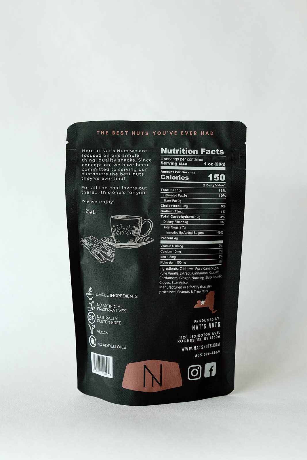 Vanilla Chai Cashews