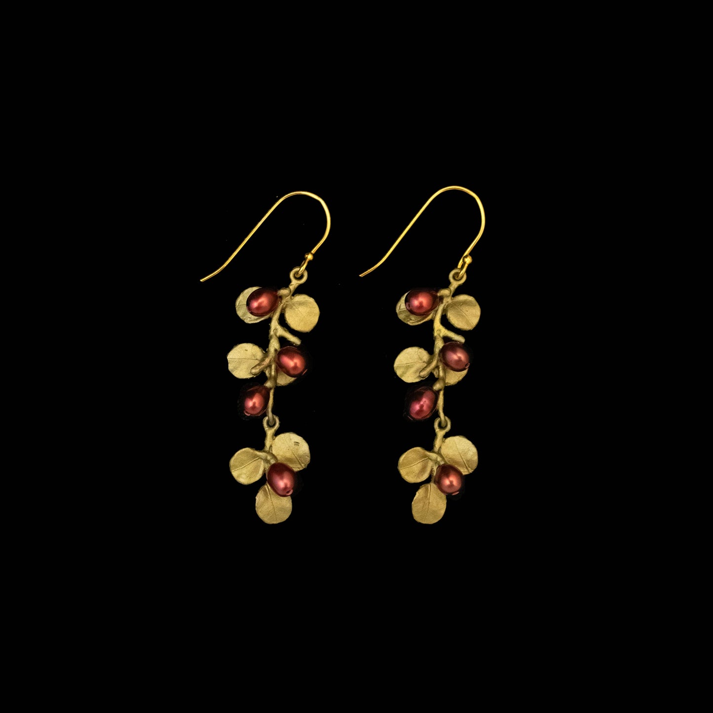 Firethorn Wire Drop Earrings