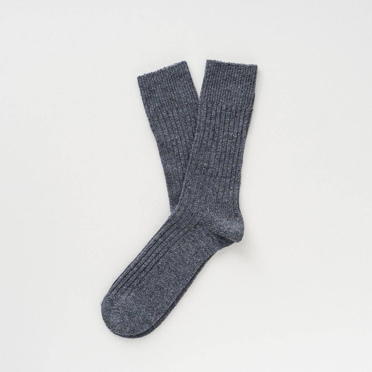 KLUE Silk and Wool DUST STAR socks | Anthracite