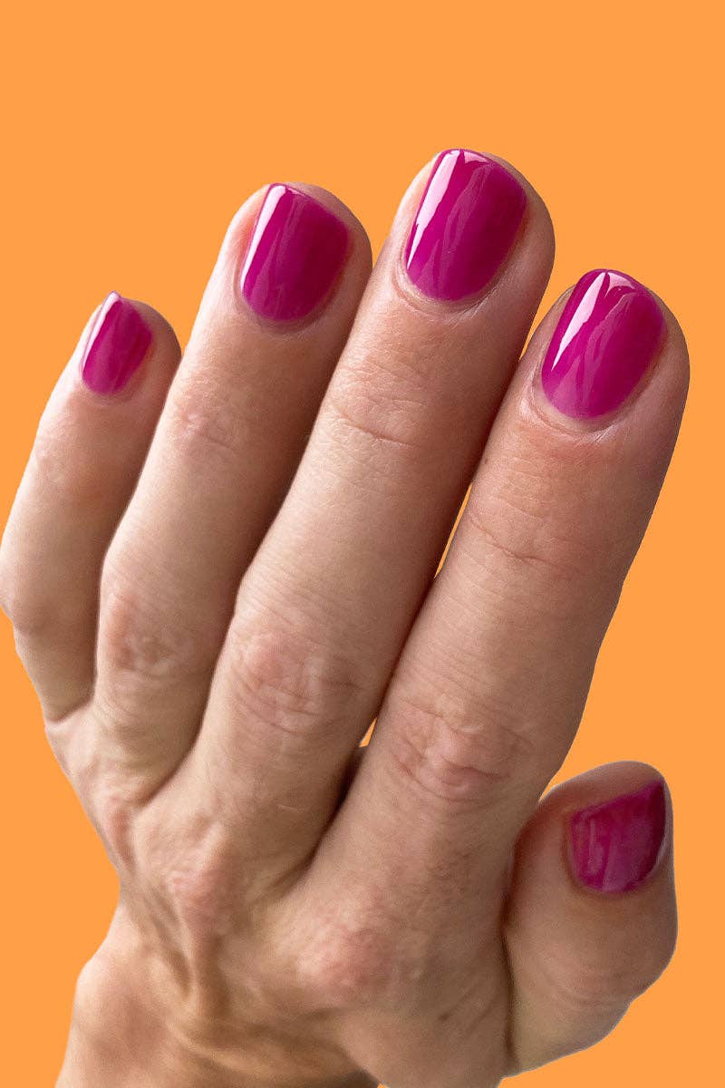Bitten Jelly | Dark Magenta Red Jelly Nail Polish