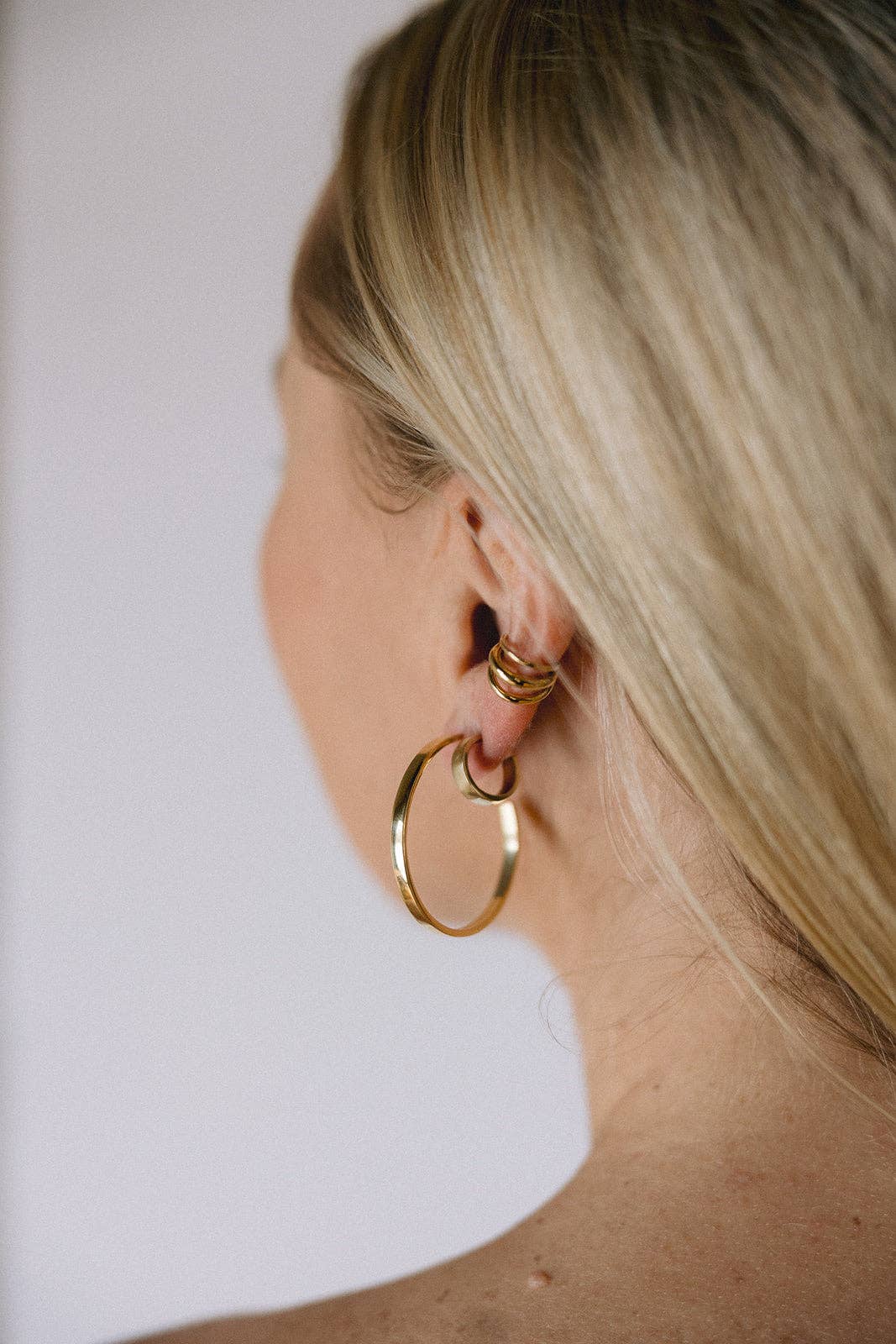 Handcrafted Recycled Brass Ear Cuff from Kenya (AA2)