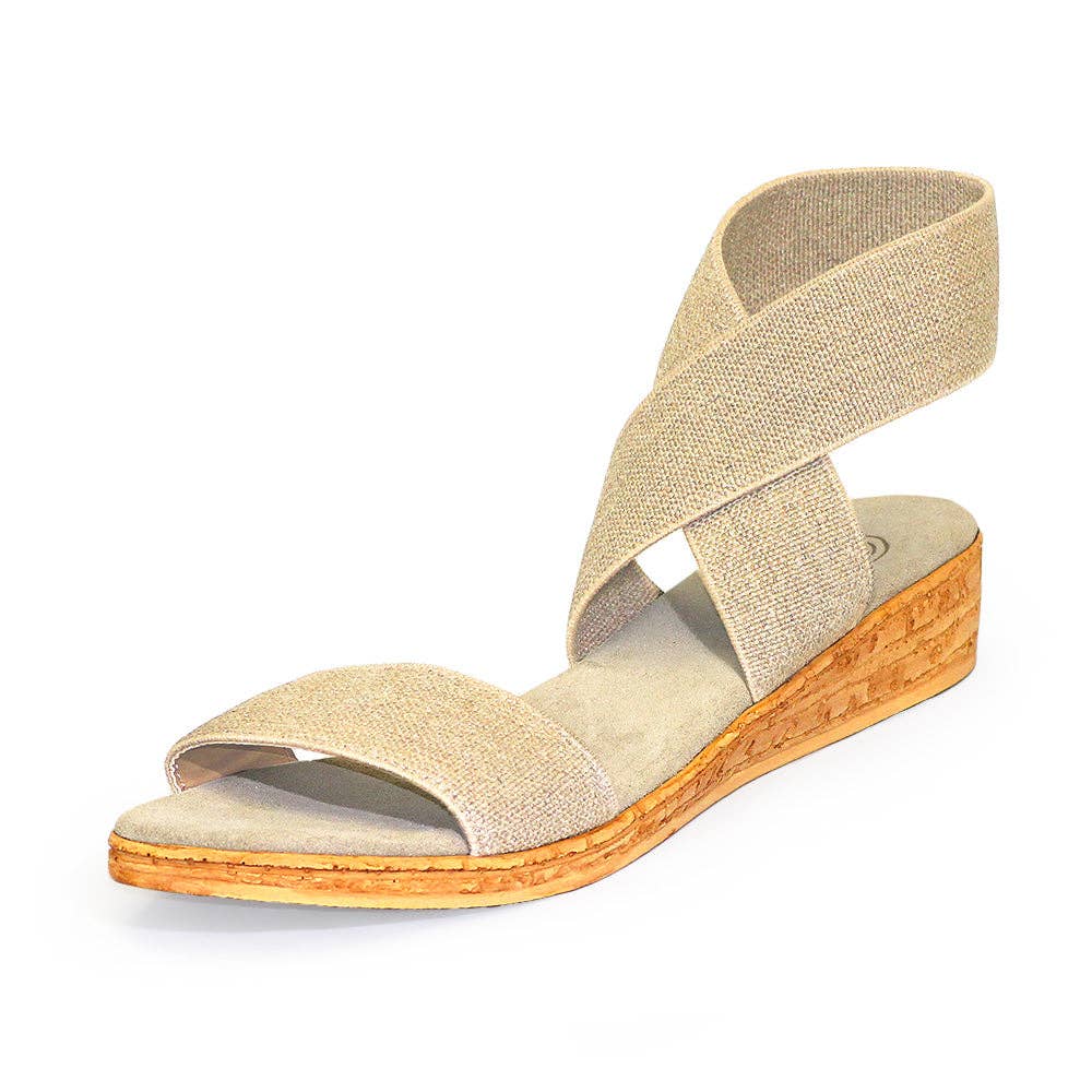 Benjamin Solid Wrap-Up Sandal | Onyx Ruffle