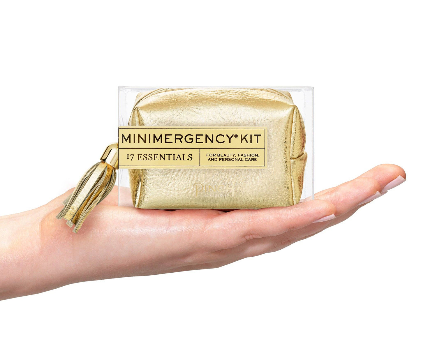 Silver Metallic Tassel Minimergency Kit