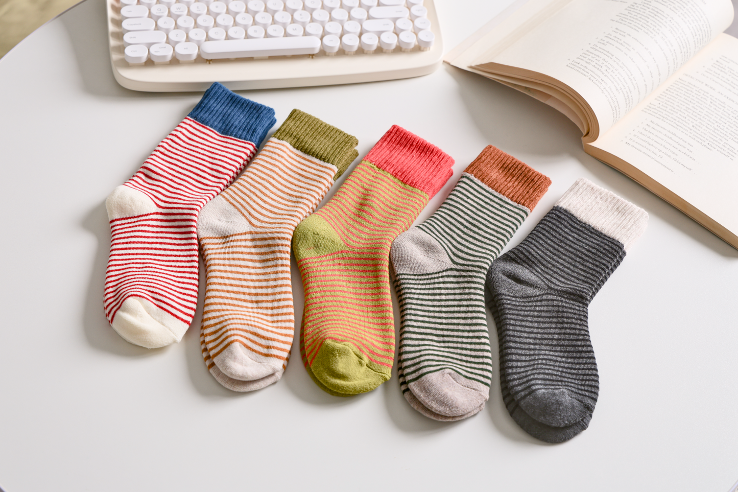 Striped Cotton Socks
