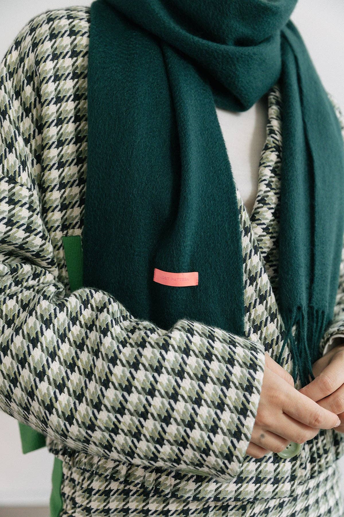 Classic Cashmere Scarf - Green