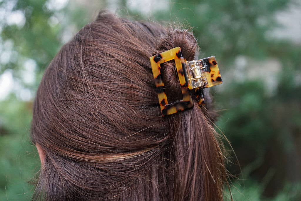 Carly Hair Claw - Tortoise