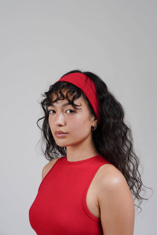 Headband Cherry Red