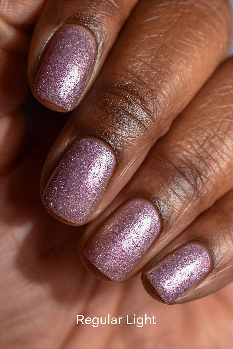 To the Moon and Back | Lilac Pink Shimmer Flash Reflective Glitter Nail Polish