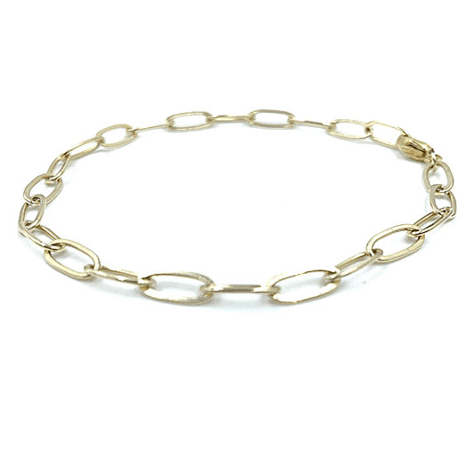 Essential Paperclip Links Bracelet in 14k gold filled - PC1