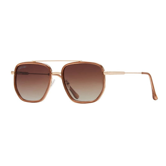 BP10333 - NEW Flynn Lgt Brown / Matte Gold / Brown Polarized