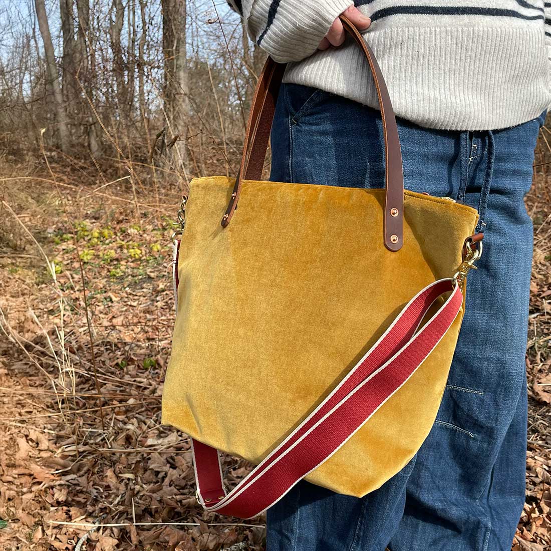 Velvet Nomad Tote- Golden
