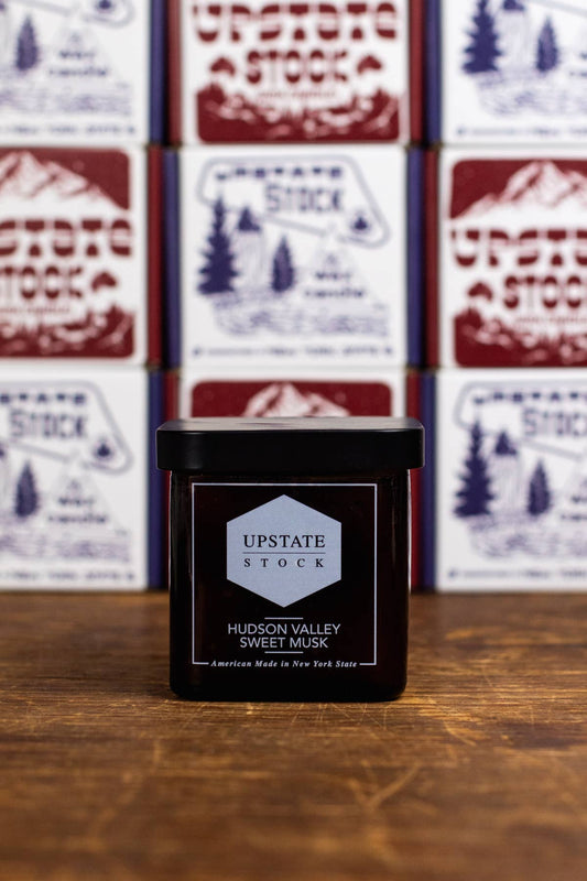 Hudson Valley Sweet Musk Coconut Wax Candle