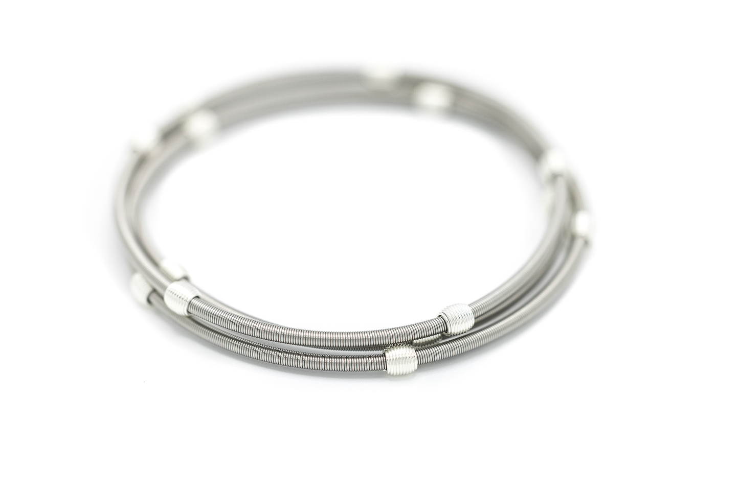Stainless Steel  Beaded Dia® Bracelets