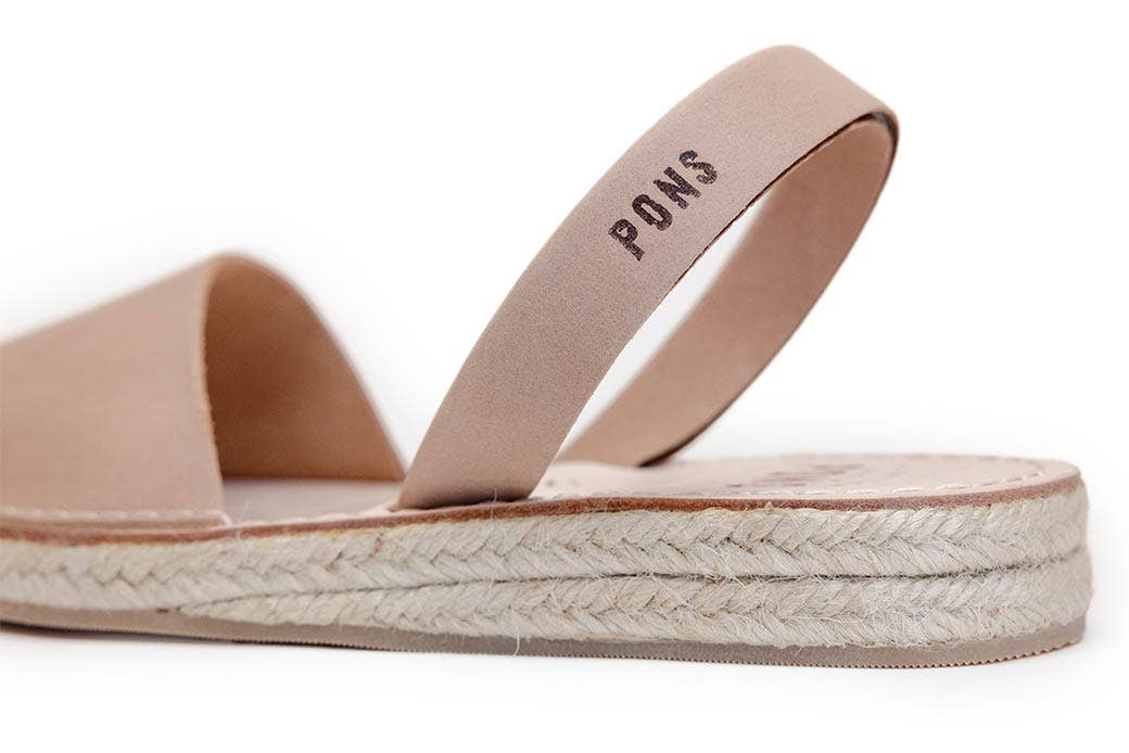 Pons Classic Espadrille Tan