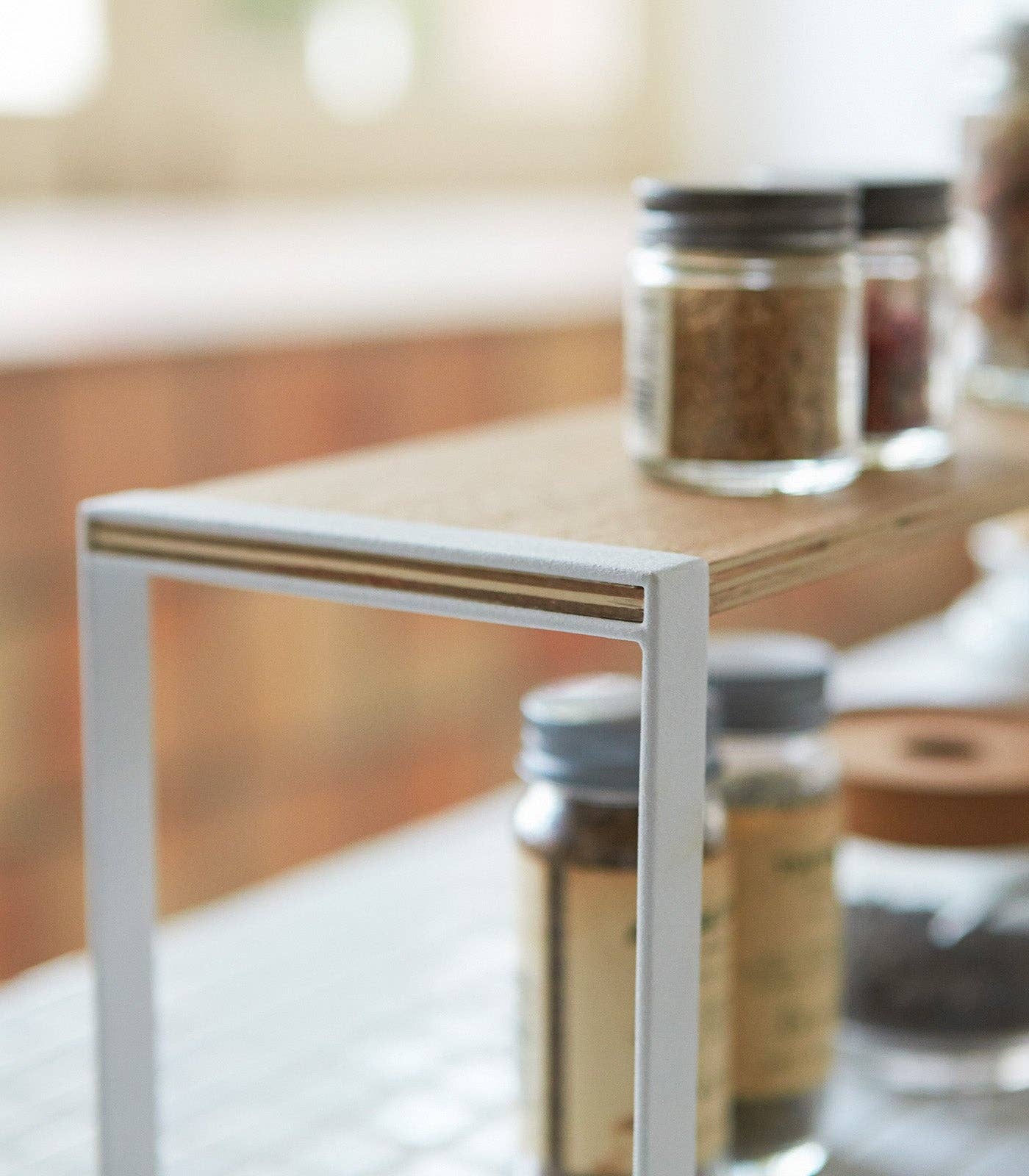 Tosca Single-Tier Riser - Steel + Wood