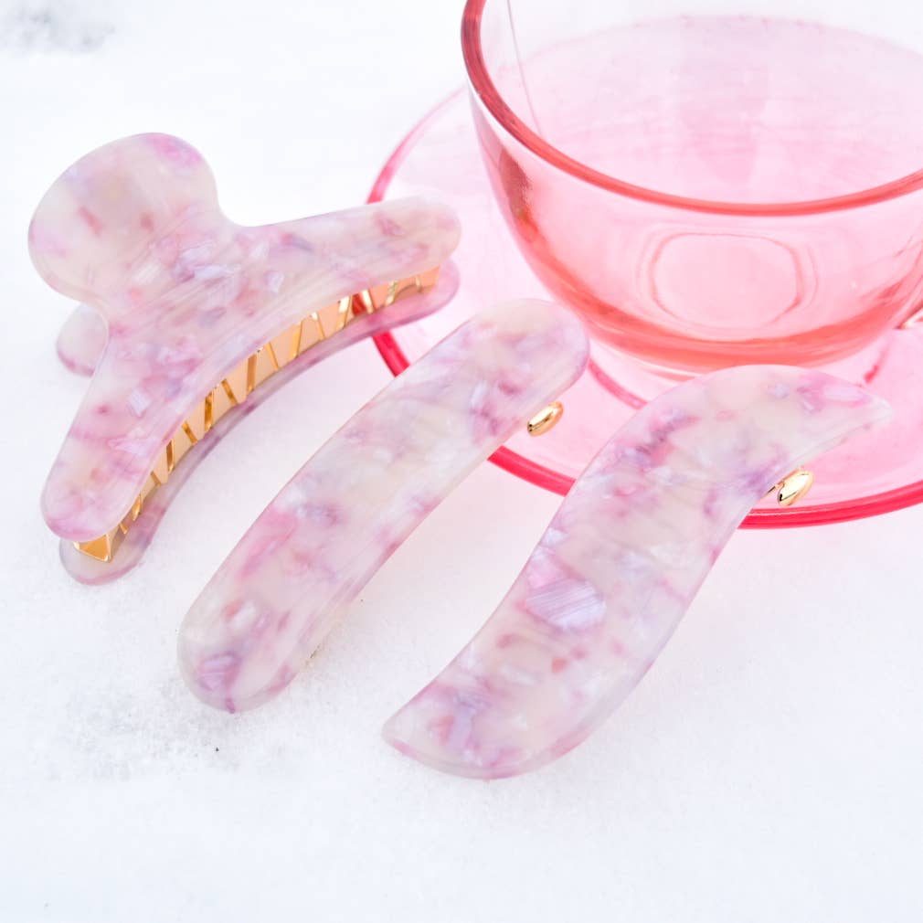 Oval French Barrette Collection FFFB