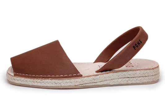 Pons Classic Espadrille Brown