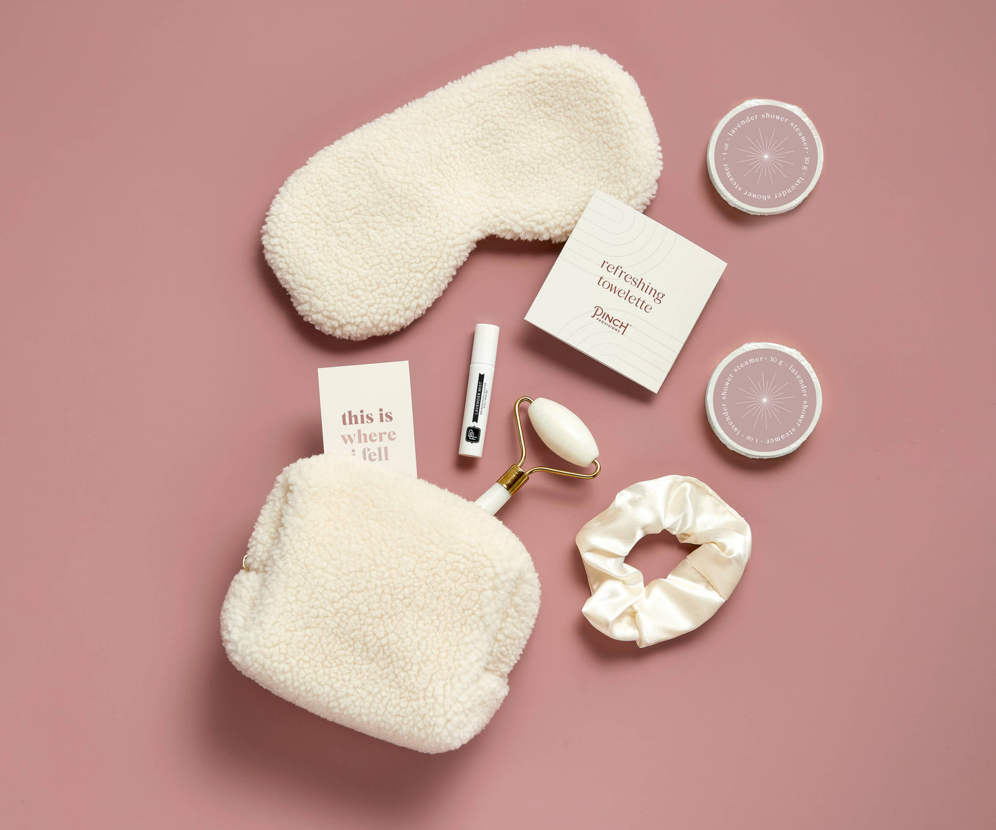 Be Kind, Unwind / Self Care Kit: Sherpa Ivory