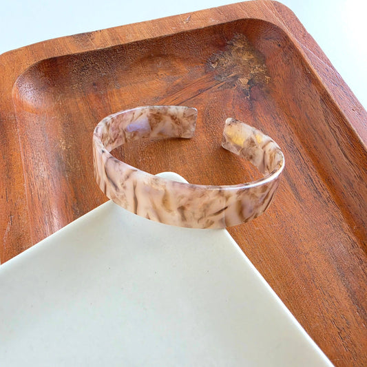 Brynn Bracelet - Shimmering Taupe - Standard // Cuff Bangle