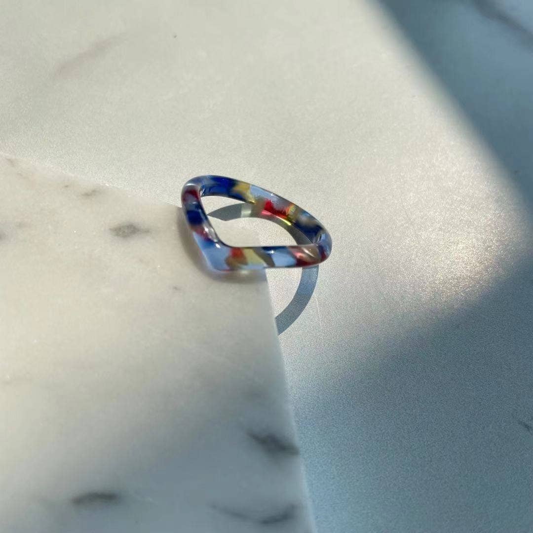 8 Pack - Stacking Heart Ring Collection