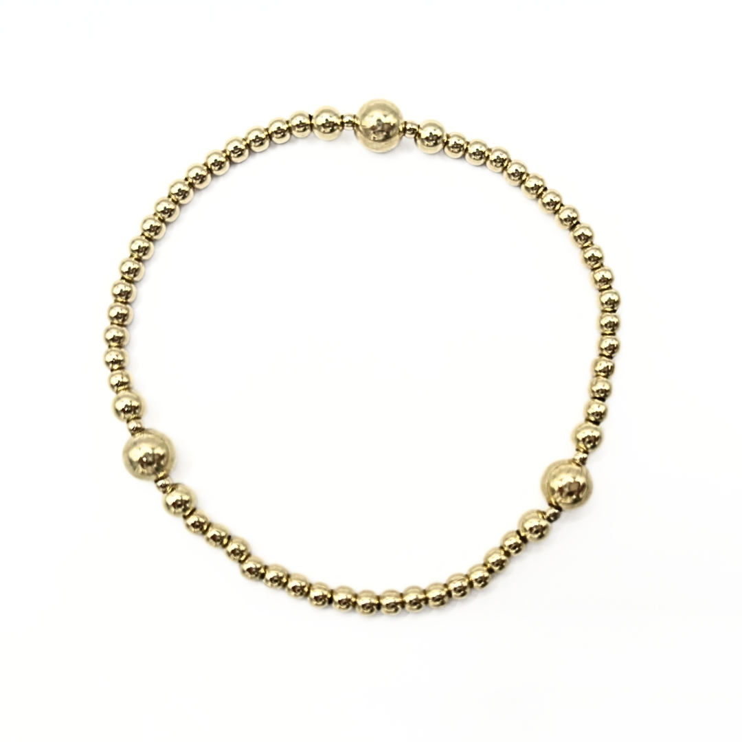 #KK -  The Nantucket Collection 14k Gold- Filled Beaded Bracelets - #N7