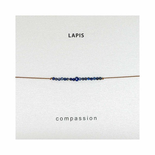 Lapis Lazuli Compassion Bracelet, Valentine's Day Jewelry