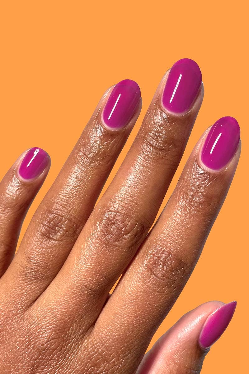 Bitten Jelly | Dark Magenta Red Jelly Nail Polish