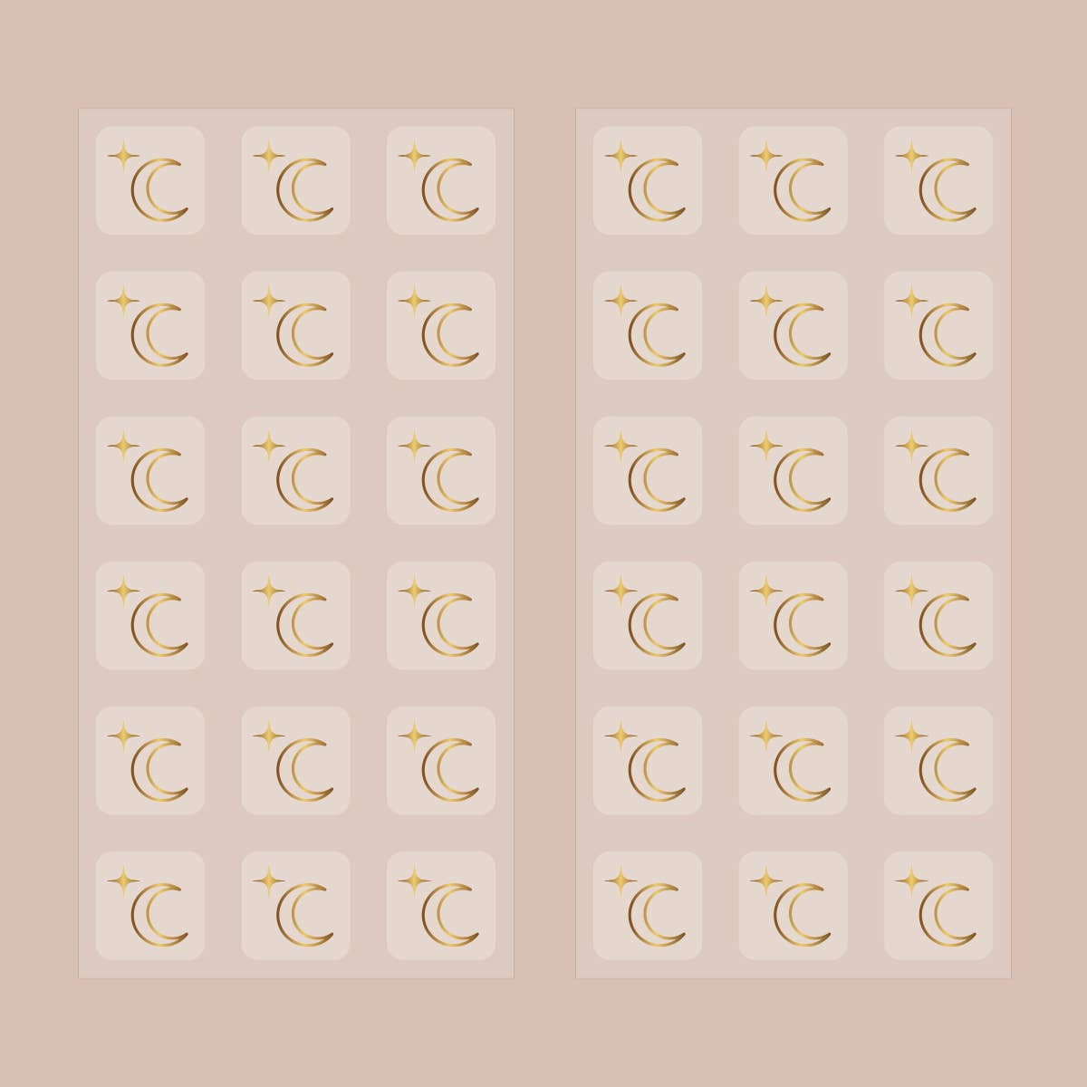 THE BIG SLEEP Melatonin patch 36pk gold moon icons