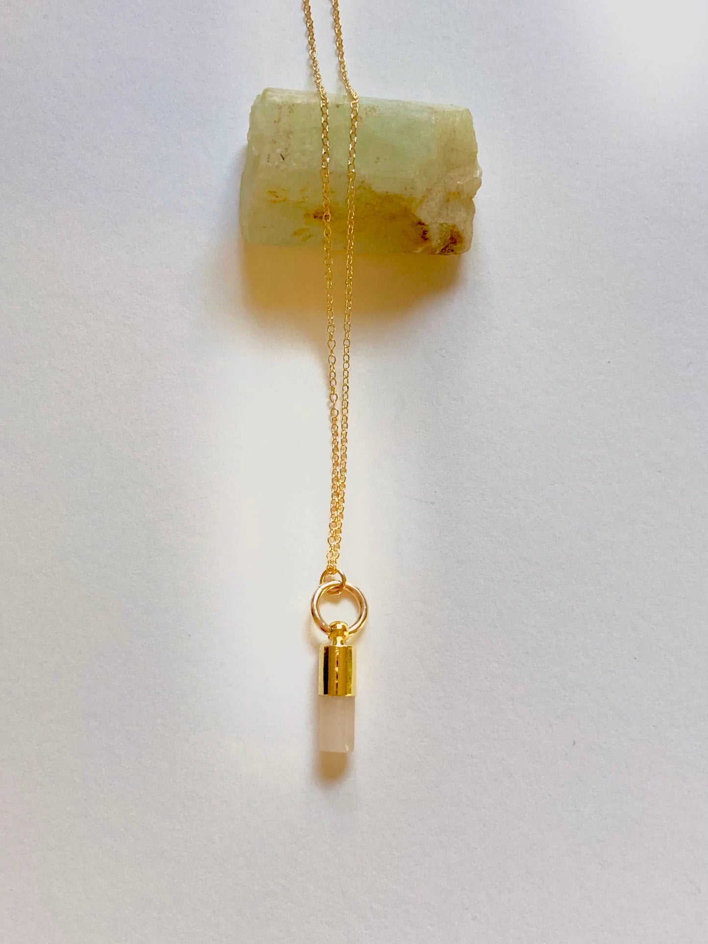 The Moment Necklace - Delicate Gemstone Pendant