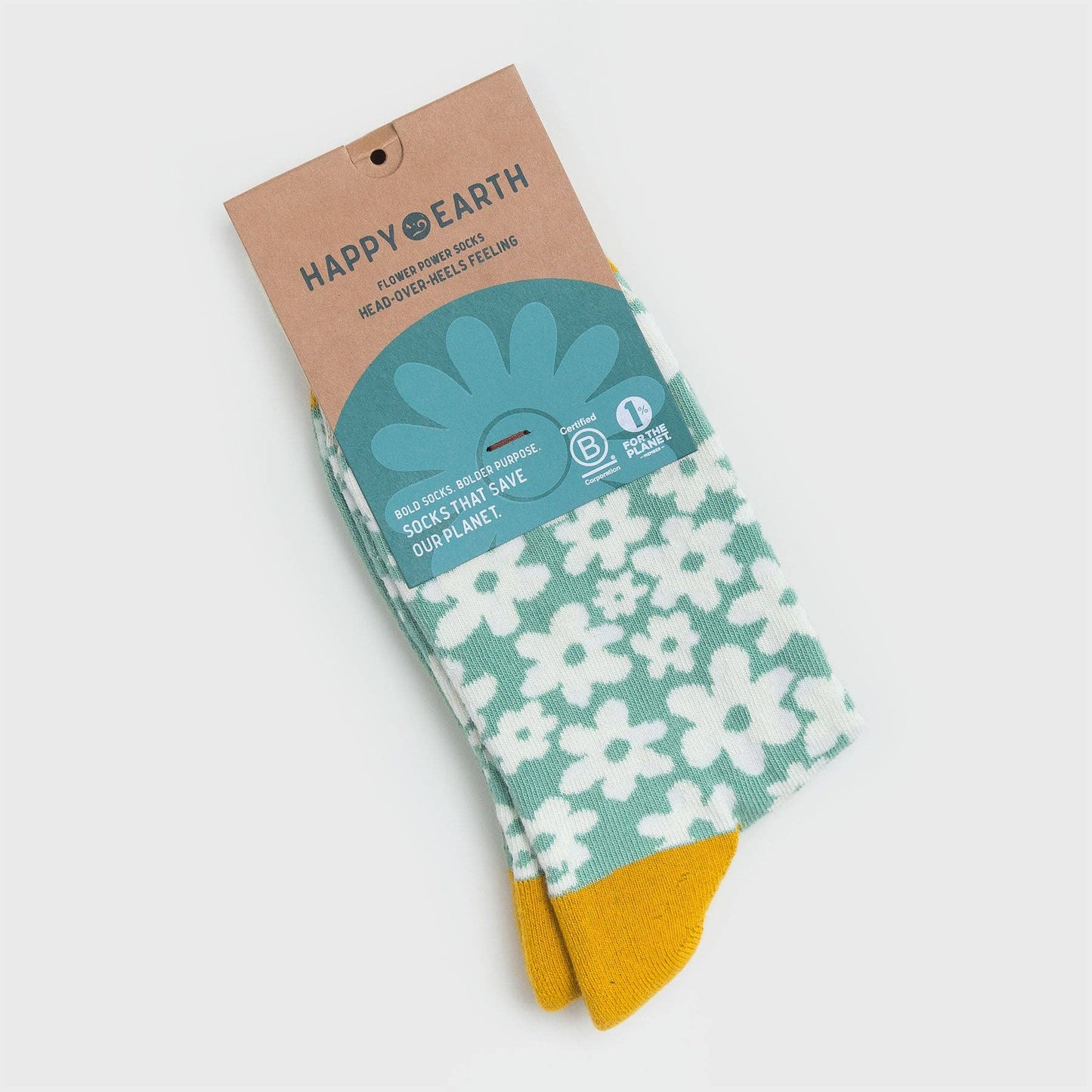 Flower Power Men's + Women's Organic Socks