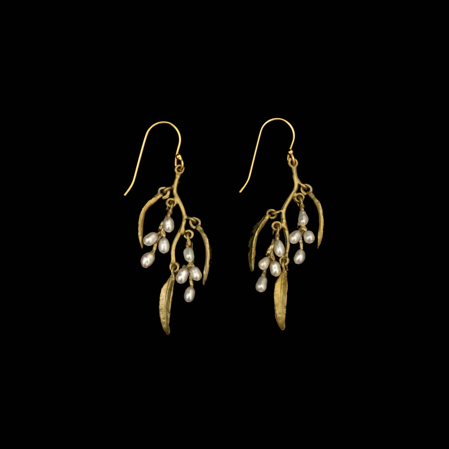 Weeping Willow Statement Wire Earrings