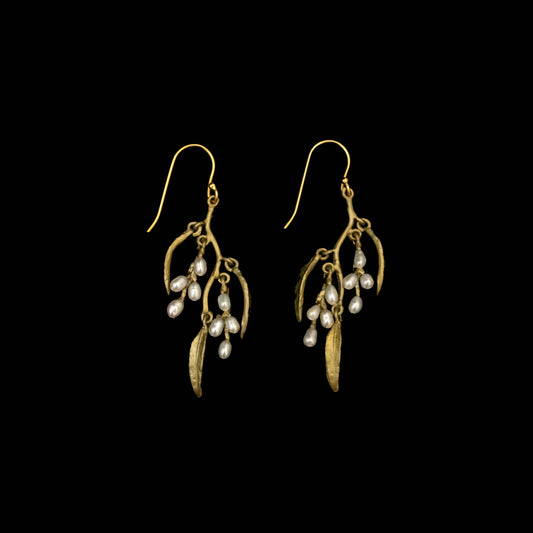 Weeping Willow Statement Wire Earrings