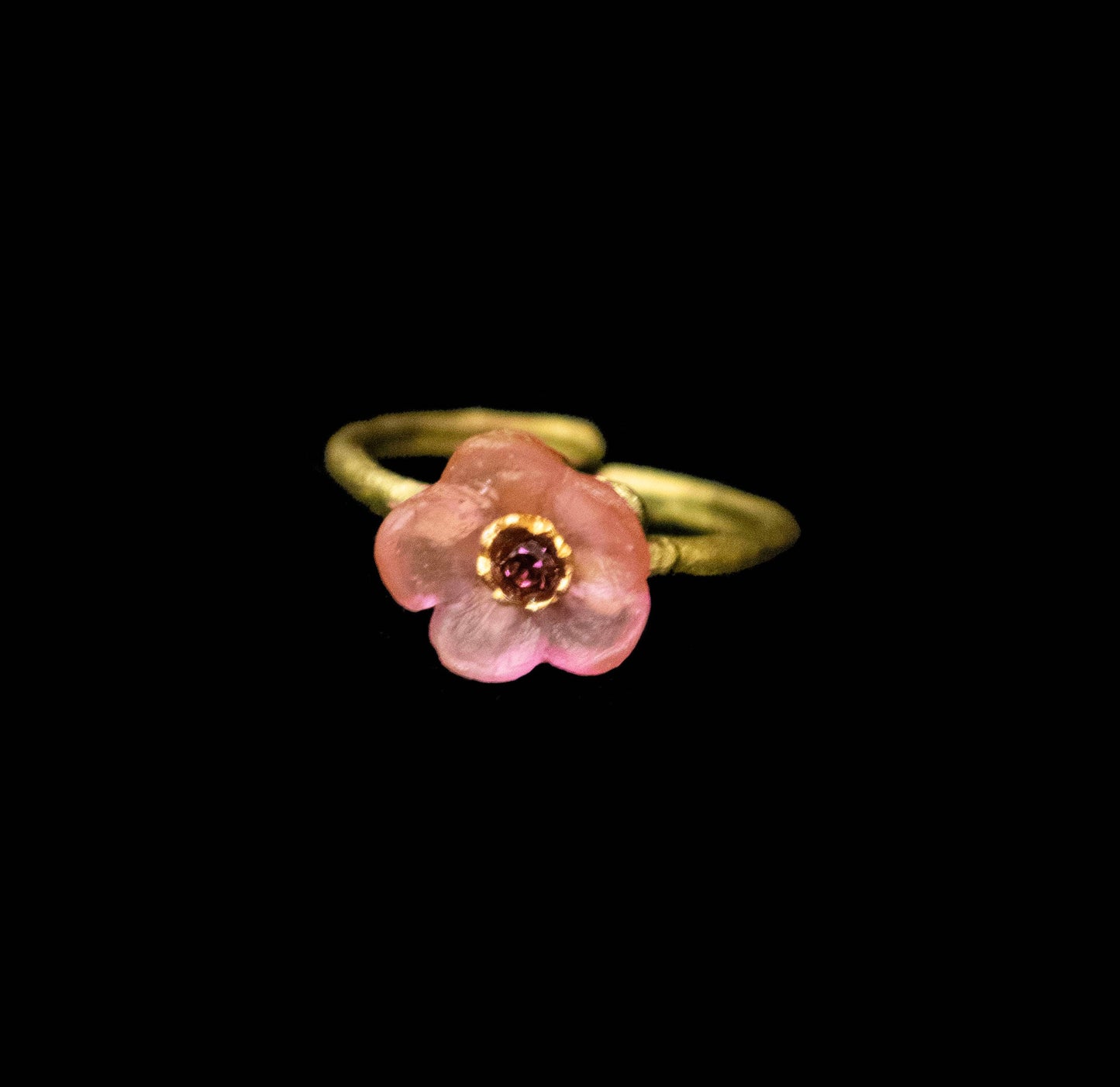 French Bouquet Adj. Ring - Pink