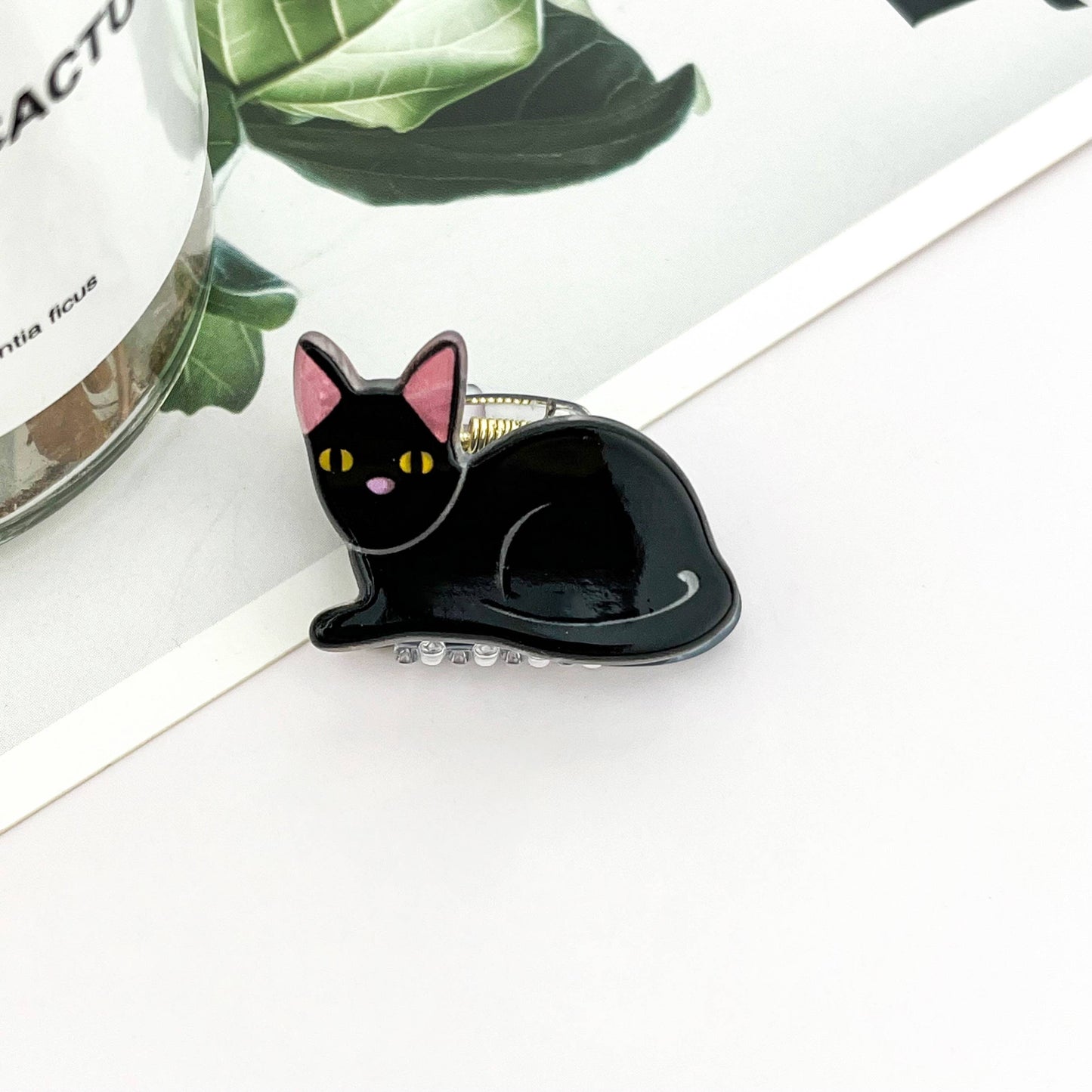 Mini Cute Kitten Hair Claw Clip
