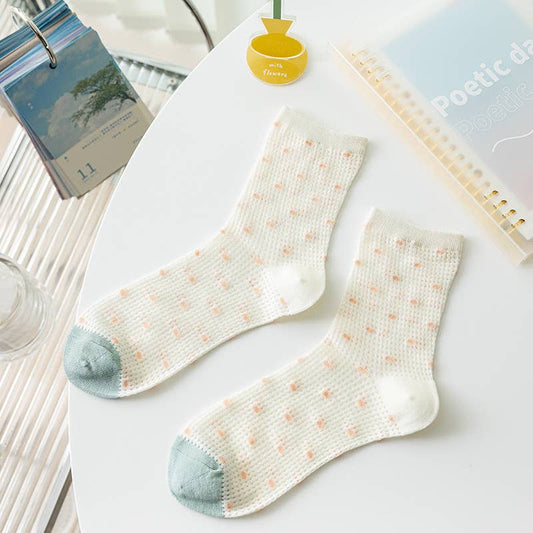 Lightweight Cotton Crew Socks