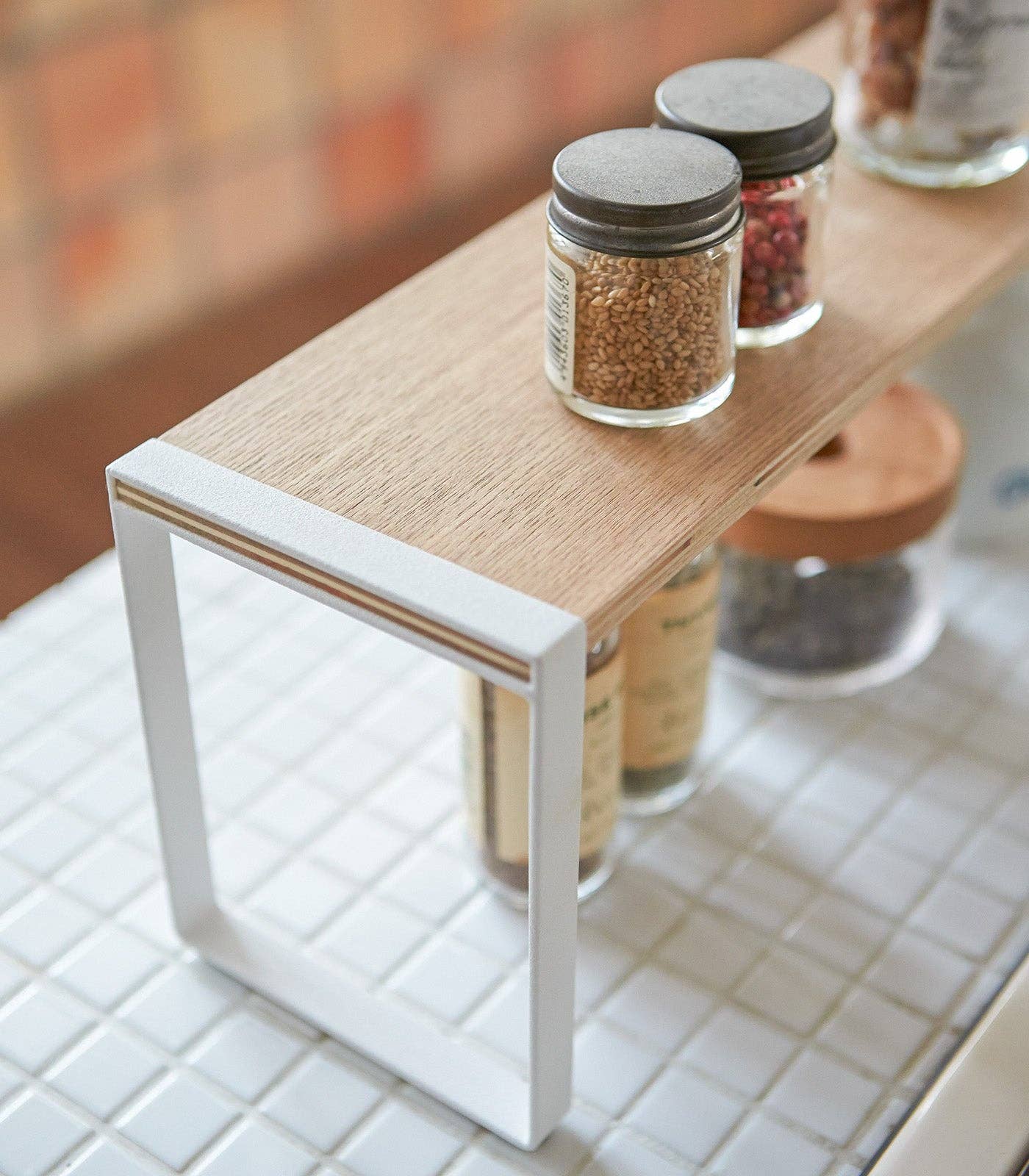 Tosca Single-Tier Riser - Steel + Wood