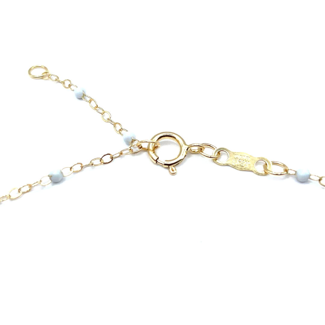 The Dotsy Necklace - 14k Gold-Filled & Epoxy - Waterproof!