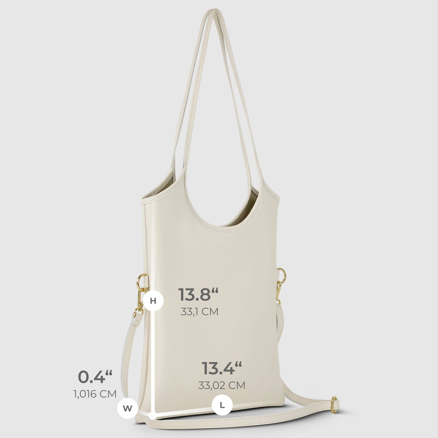 Italian Genuine Calf Leather Tote Bag 191722