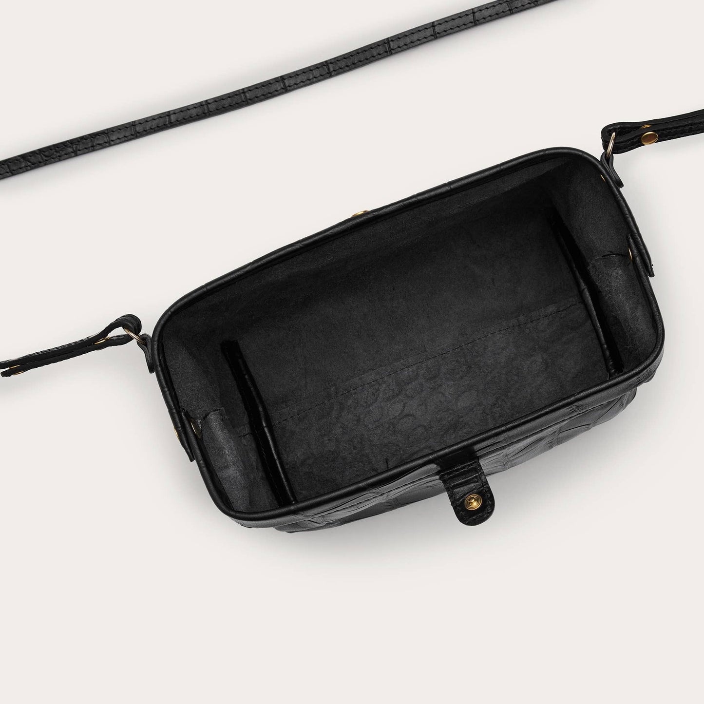 Rofe Bag M | Black Croco