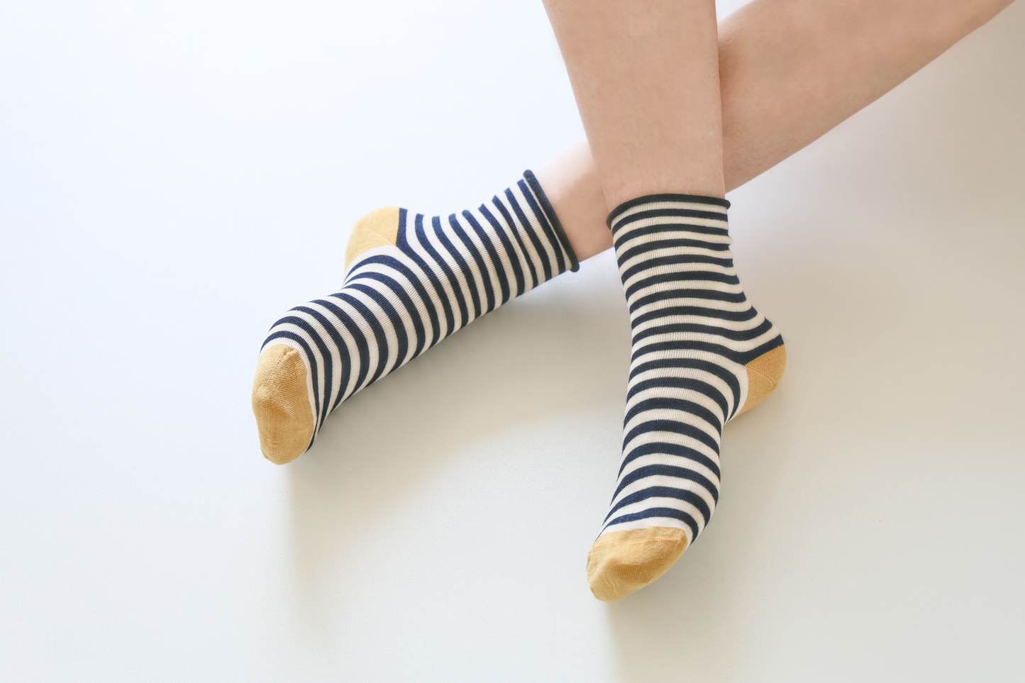Mulberry Silk Striped Socks